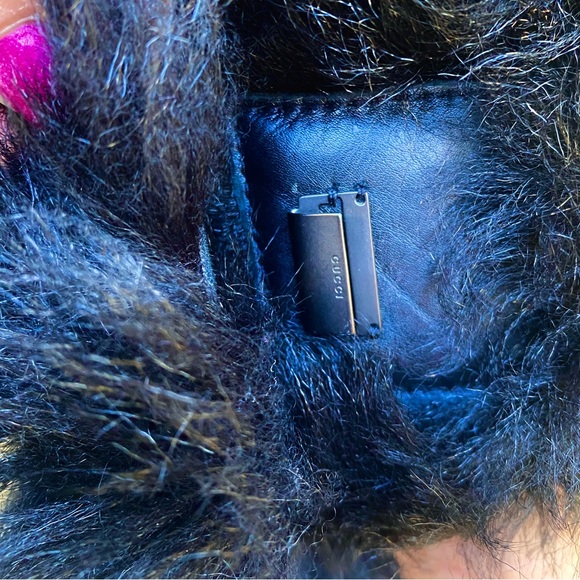 Gucci Shearling Leather Long Coat Womens Designer Winter Suede Jacket - Picture 7 of 9